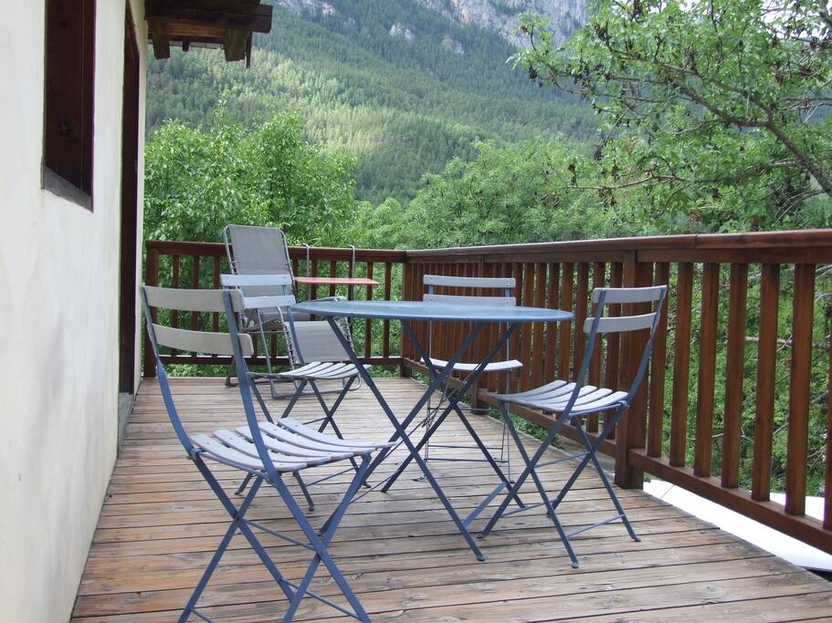 Terrasse en façade ouest