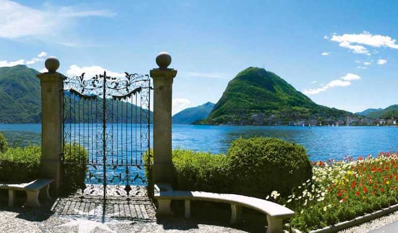 CLOSE TO THE LUGANO CITYCENTER AND TO THE BUS STOP