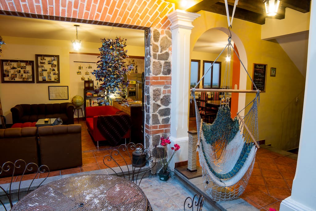 Courtyard next to the Living Room