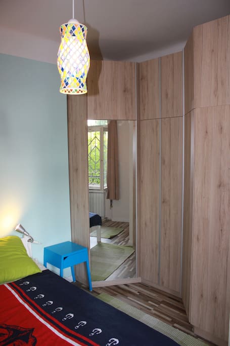 bedroom with built-in wardrobe