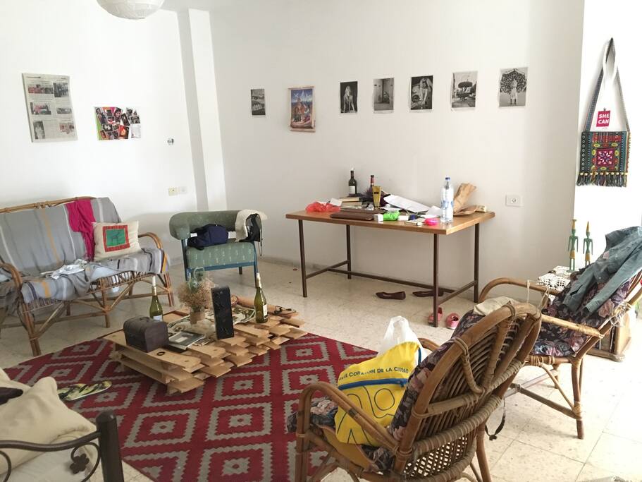 The living space.