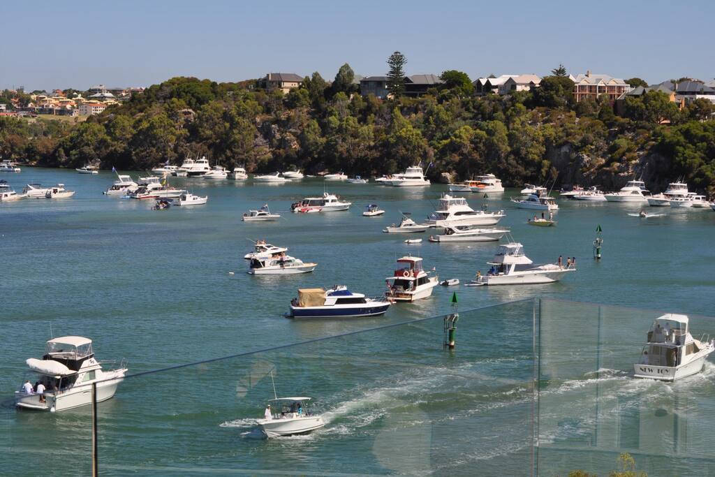 Enjoy stunning, uninterrupted views directly over the River, just metres away