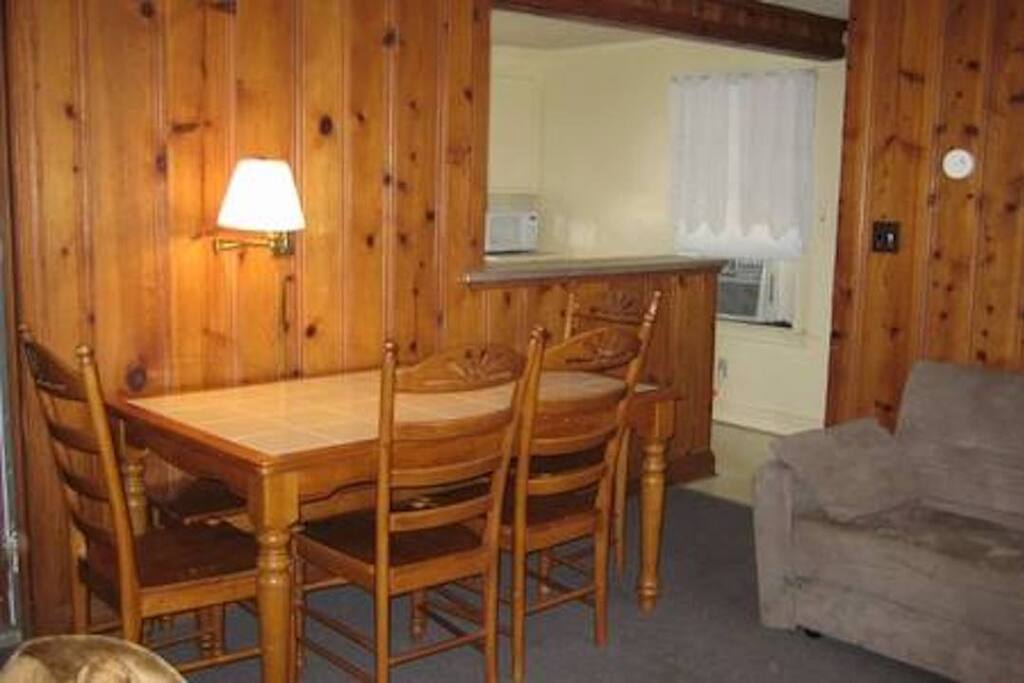 Duplex Upstairs Dining Table Seats Eight