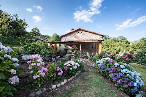 Traditional Asturian farmhouse. Country house for 8 people.