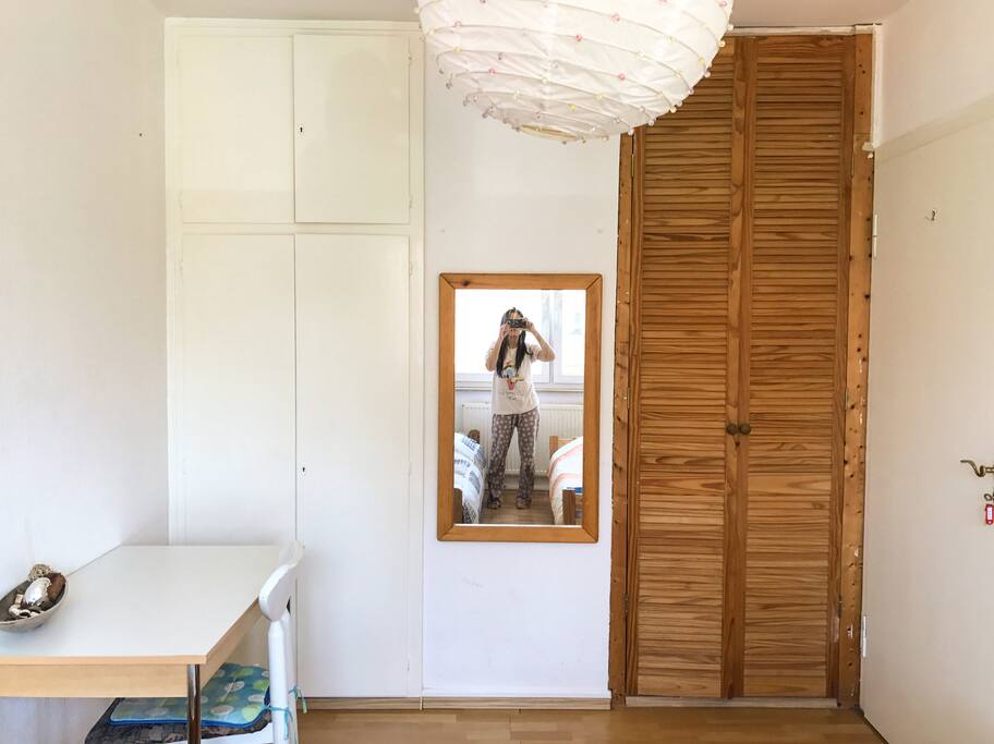 A fully furnished room (Available 2 Wardrobes as well)