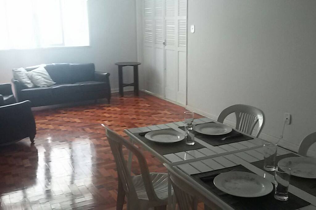 sala de estar e jantar