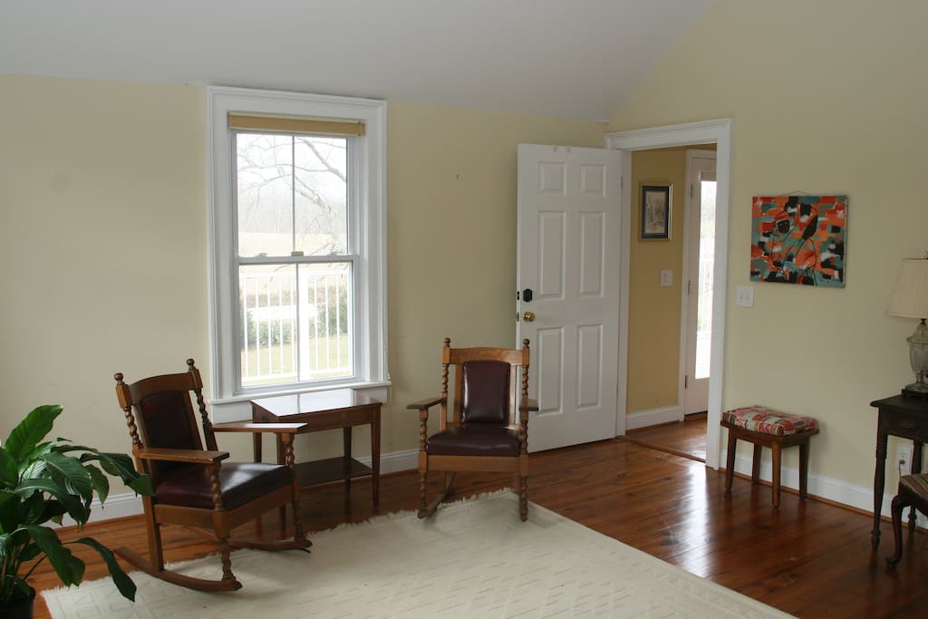 Easy access to the upstairs West porch balcony space