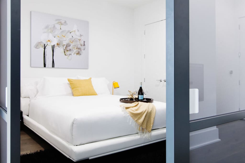 Premium Two Bedroom Apartment Master Bedroom Provides a Cosy Haven of Relaxation With The Perfect Amount of Natural Light, Creating a Harmonious Environment and Perfect Balance