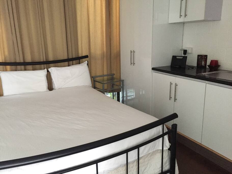 Bedroom with tea coffee making facilities