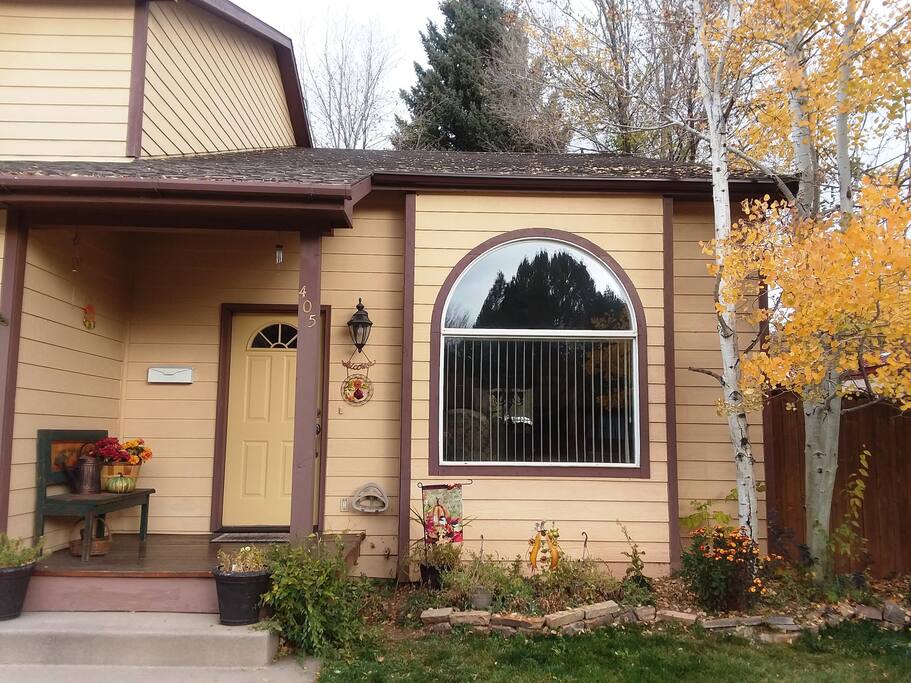 House in fall