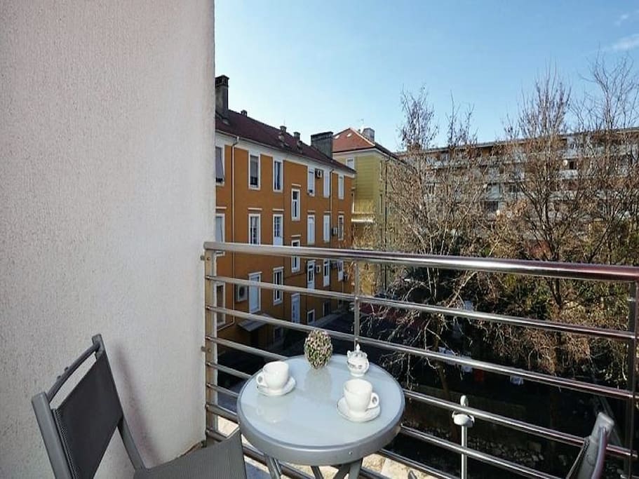 Outside seating area