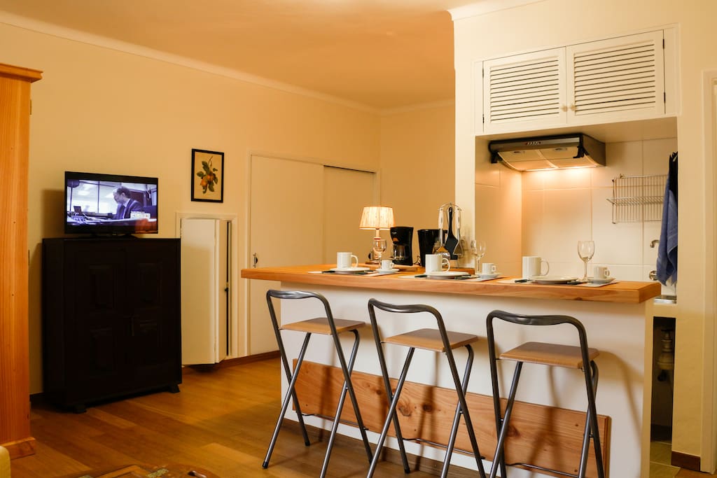 Área de refeições e Kitchenette