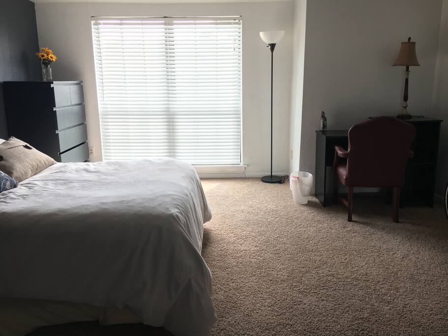 Spacious private bedroom
