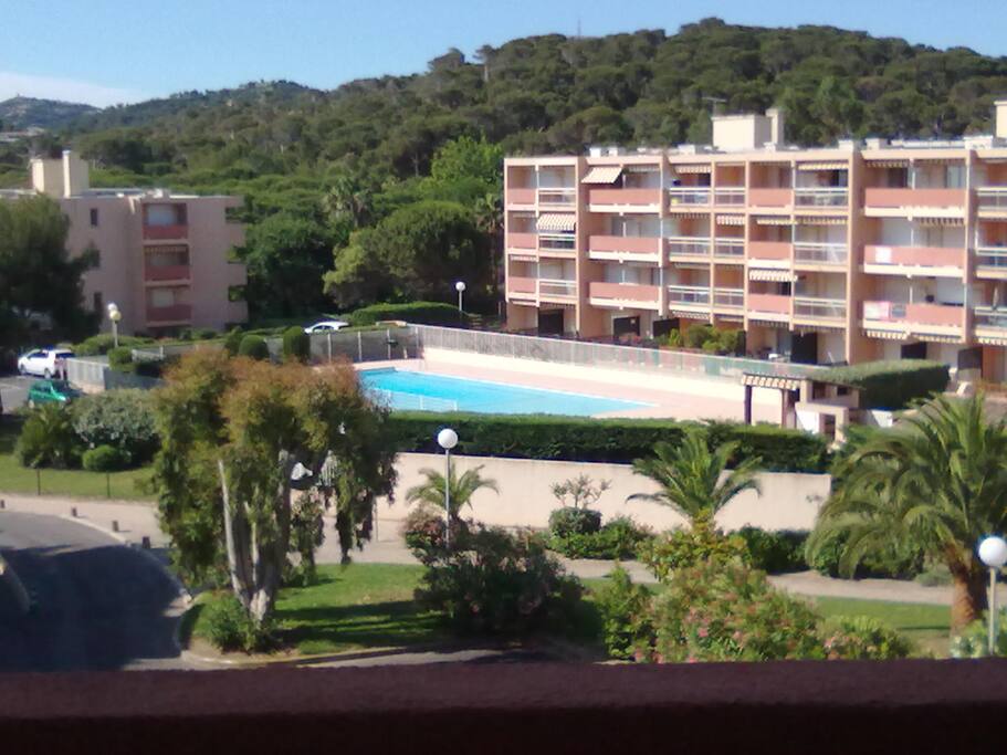 Une vue depuis le balcon