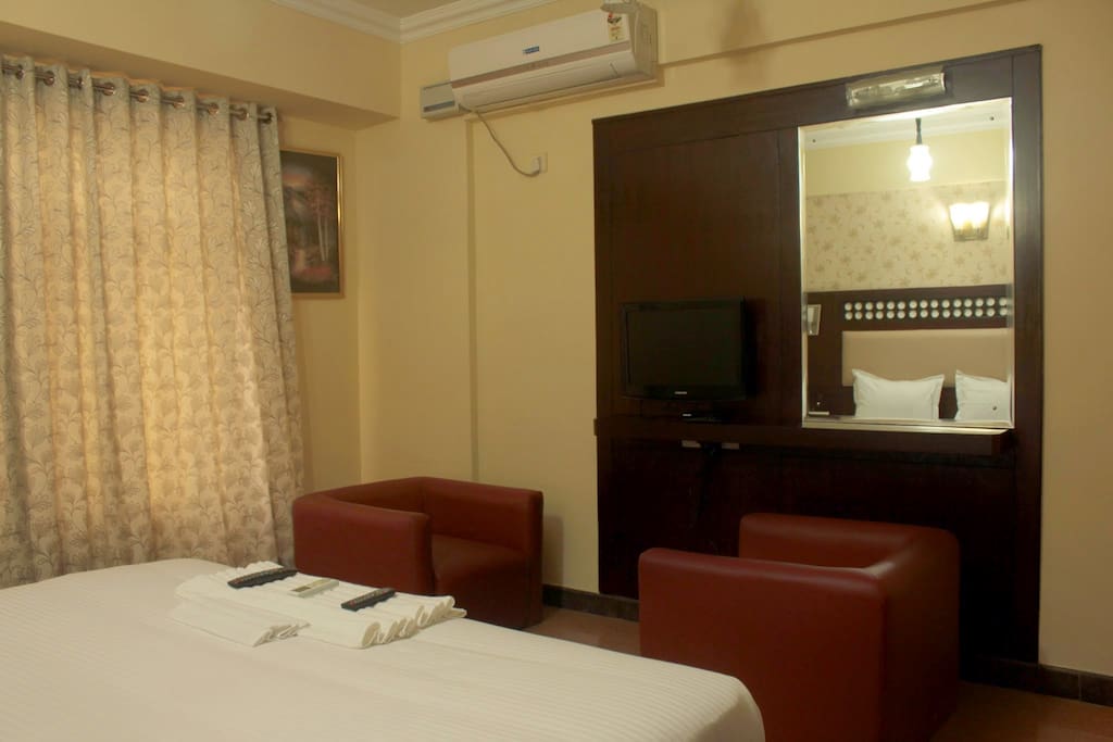Sofas in the bedroom