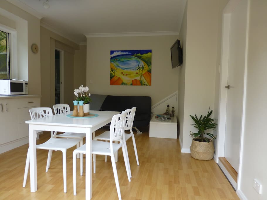 Bright and airy living area