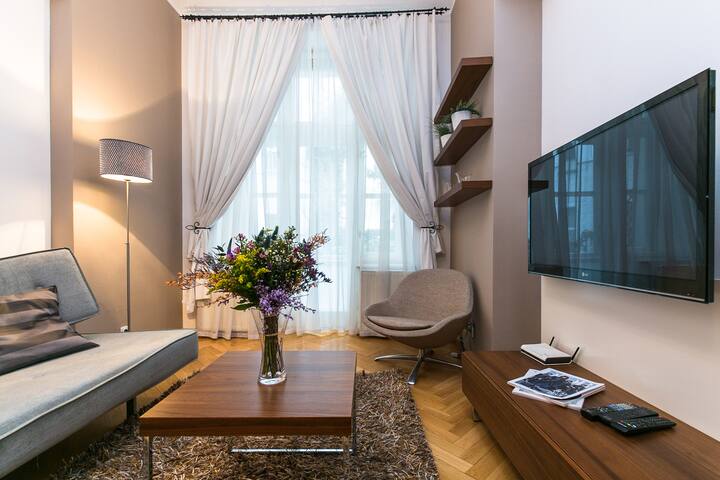 Art Nouveau apartment next to the Old Town Square!