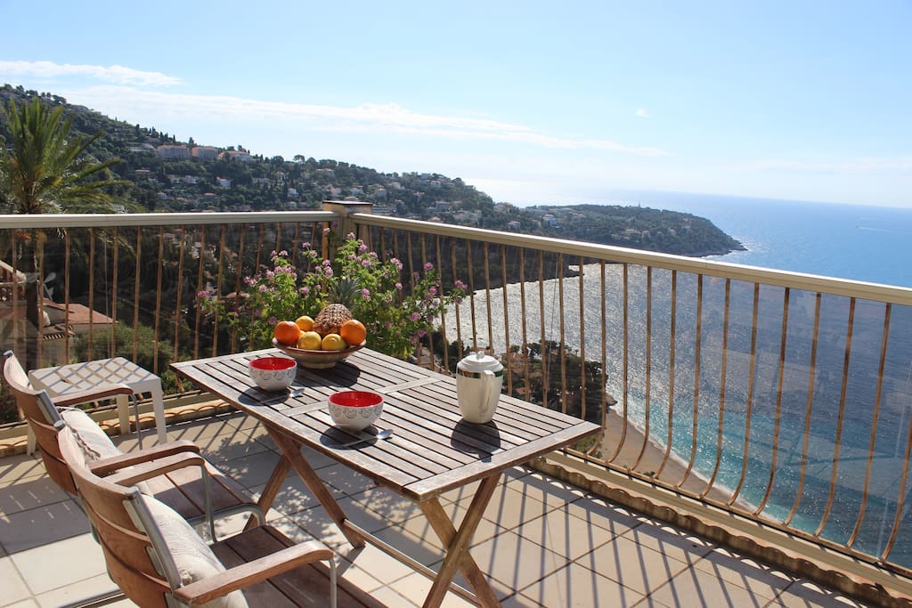 terrasse coté mer