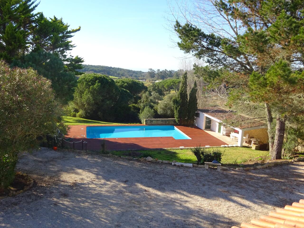 View from the front terrace