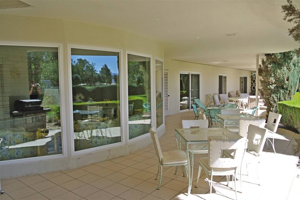 Large covered porch