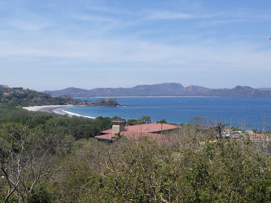 View from condo terrace at end of March (dry season).