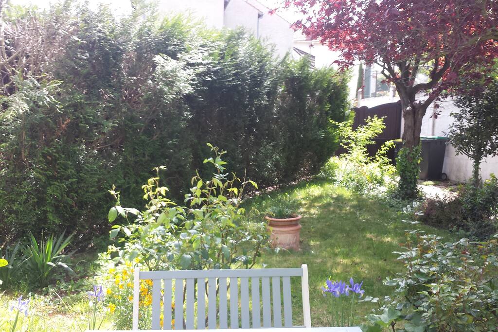 La vue quand on passe le portail...