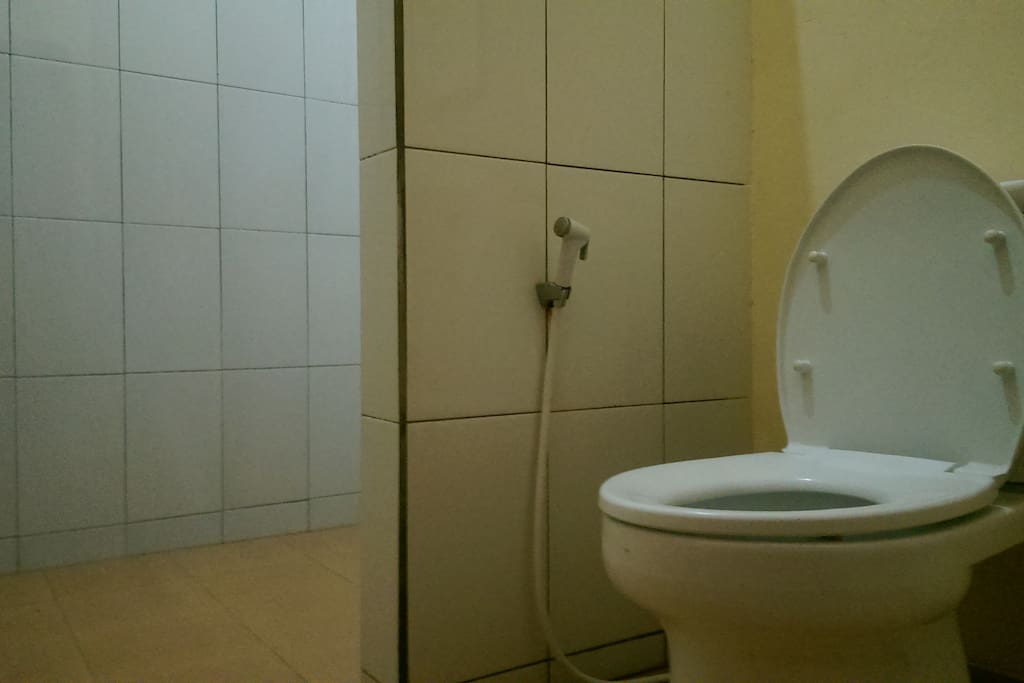 toilet & shower