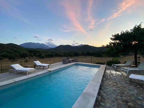 charming rental with heated pool