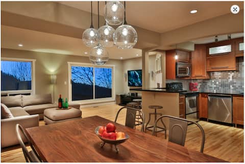 Popular Airbnb listing: Overlooking the Bow River and Park in Montgomery