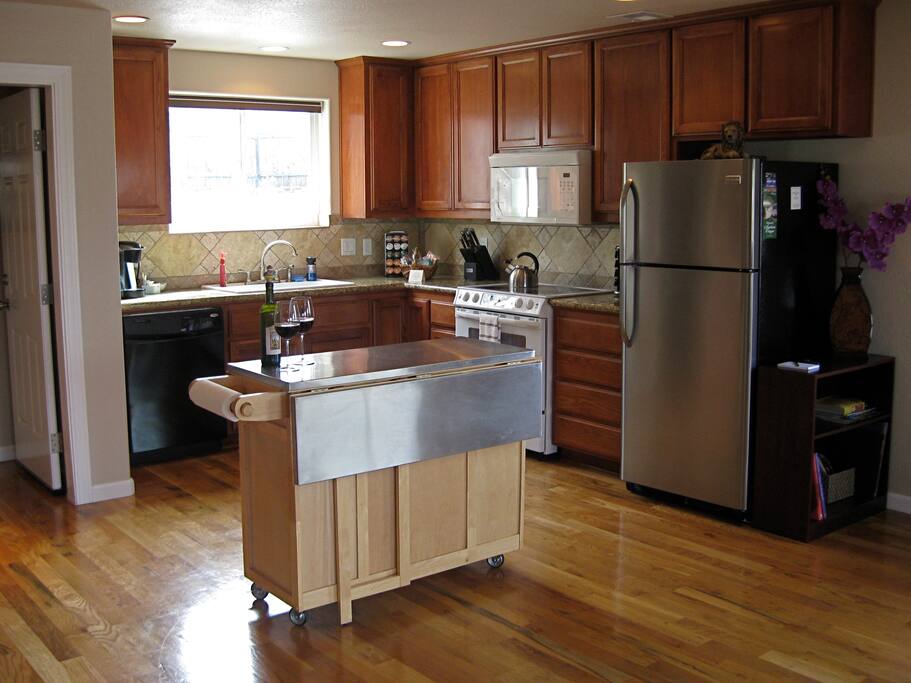 Large open kitchen