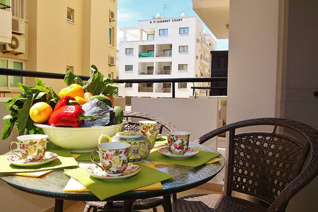 big balcony