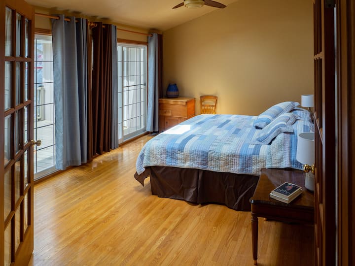 Chumba cha kulala 1 na kitanda cha mfalme