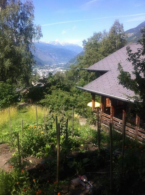 Ausblick auf Brig