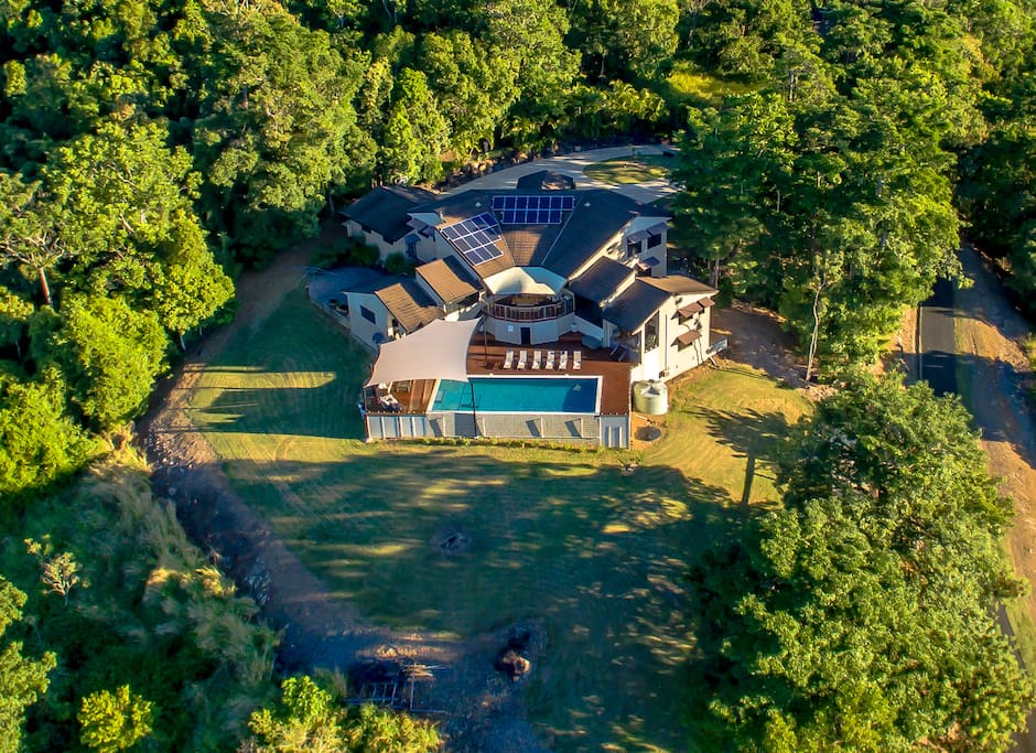 Pepperberry House Aerial Shot