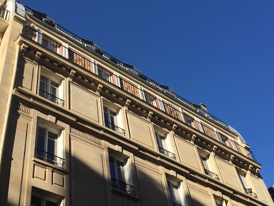 5th floor all 5 doors to the sunny balcony :-) facade is brand new since october