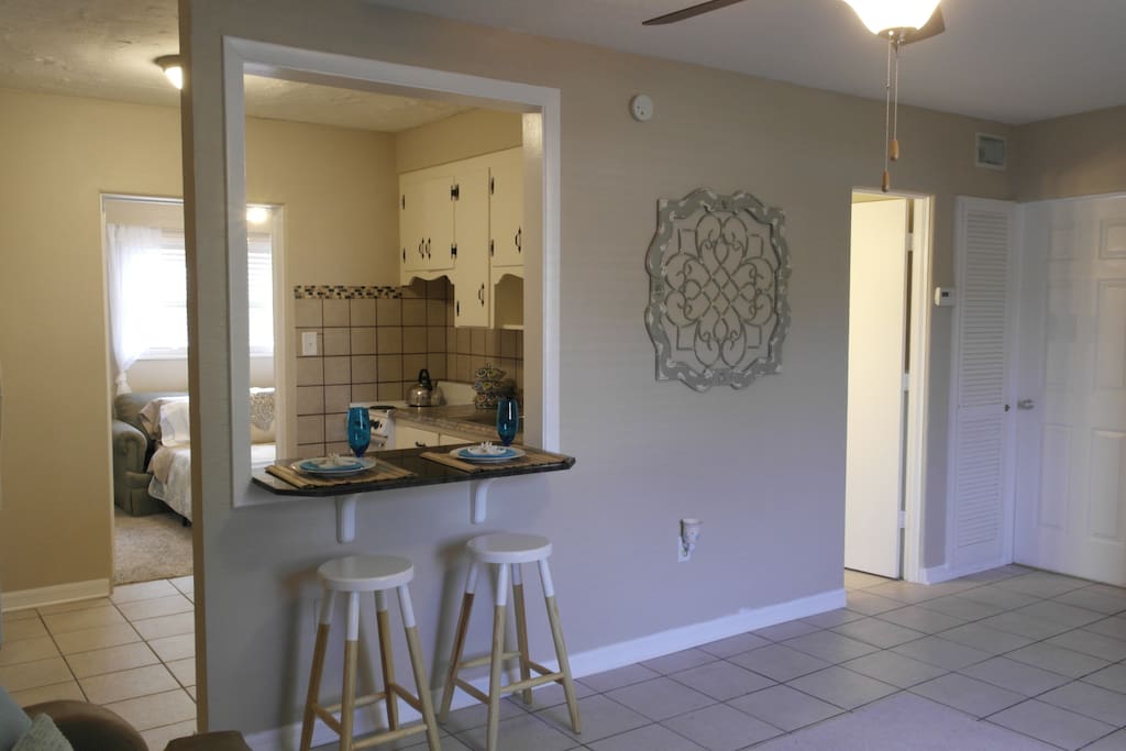 granite breakfast bar for two