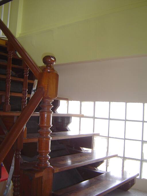 the stair to the 1st floor
