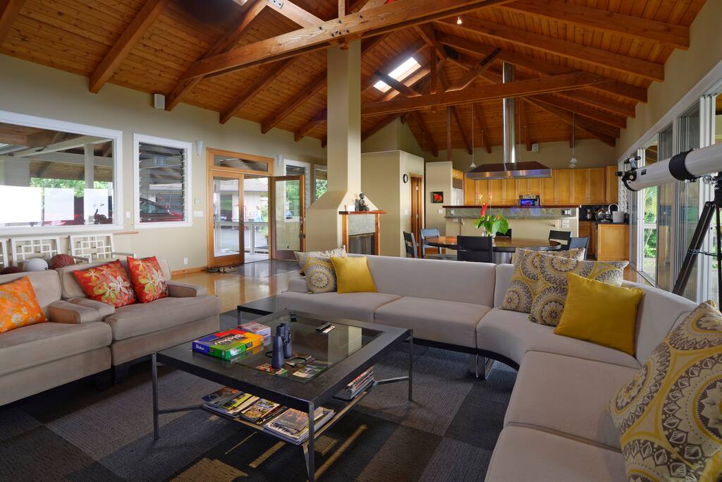 Bright, natural lighting and comfortable living space
