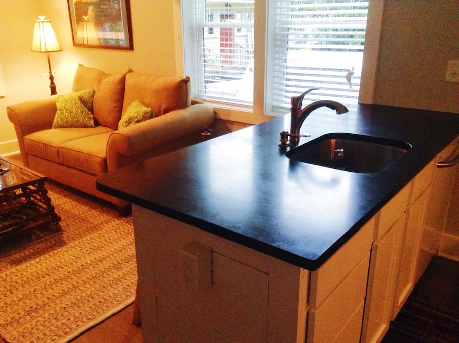 Full functioning kitchen with dishwasher included.