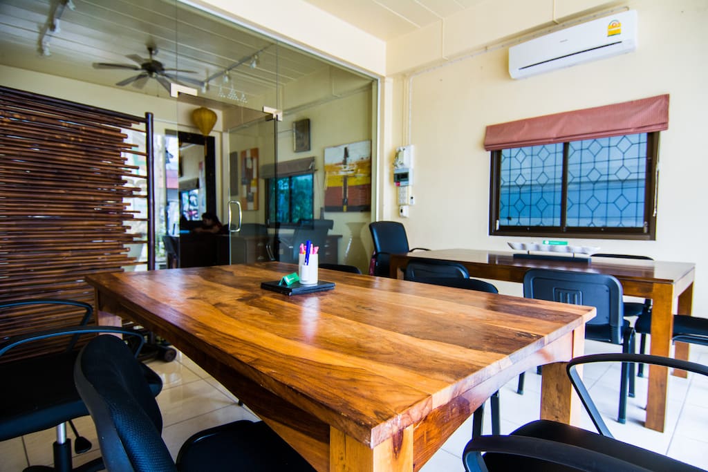 The co-working space