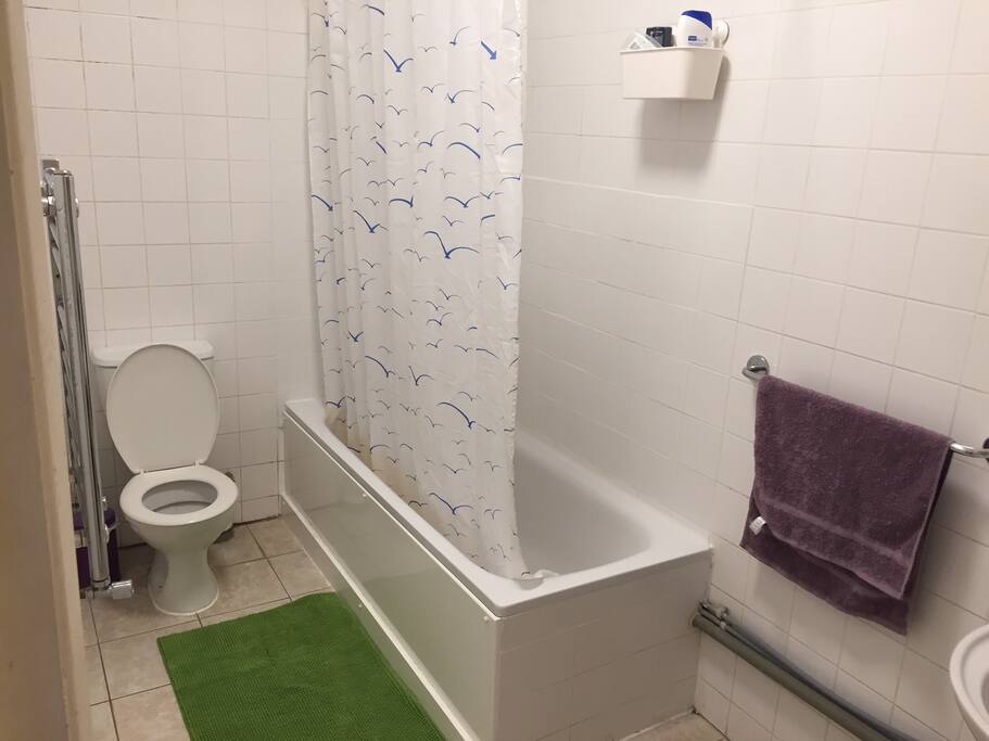 Spacious bathroom