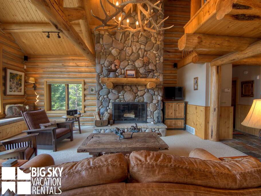Big Sky Resort, Huckleberry Hideaway, Living, 2