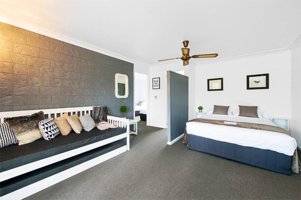 Our 2 bedroom cottage can accommodate 2 - 6 people. Relax in comfort, privacy and style in a cottage complete with your own private bathroom, kitchenette, TV and lounge area