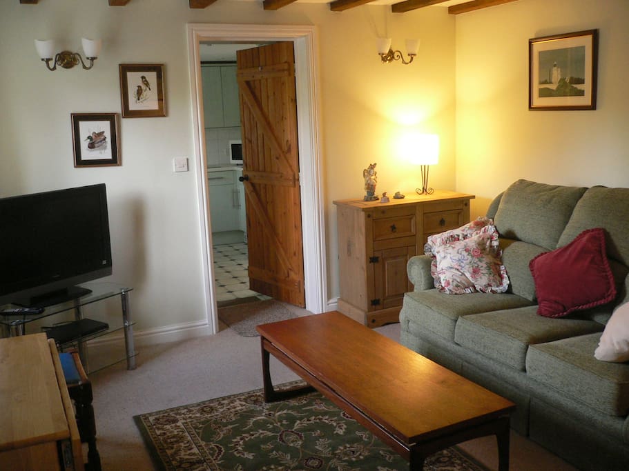 Lounge showing settee bed