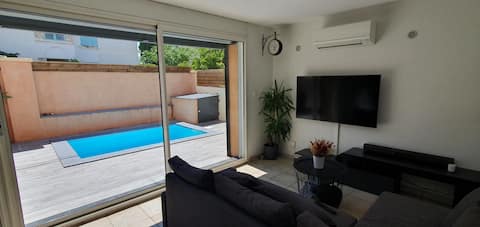 Airbnb performant: Cozy house with pool and sea à Marseille