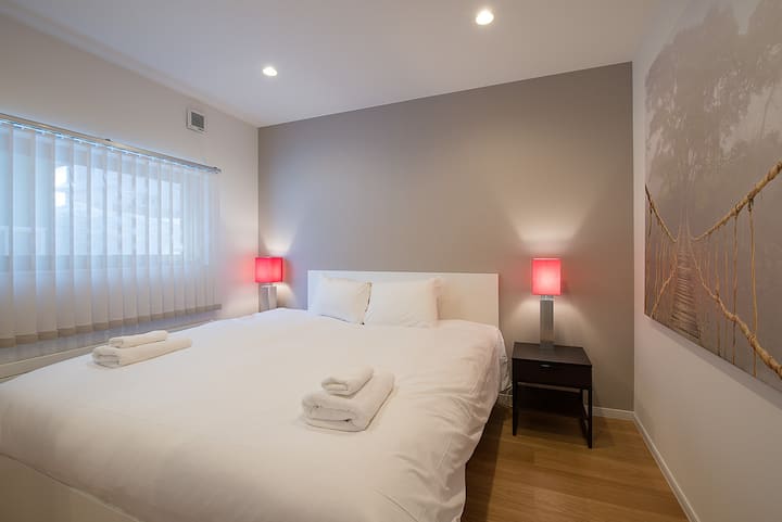 The three bedrooms accommodate all guests comfortably with parallel attention to detail.