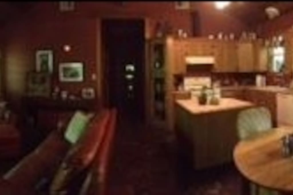 Den and kitchen