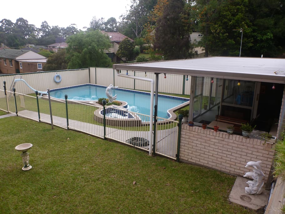 Pool and BBQ area