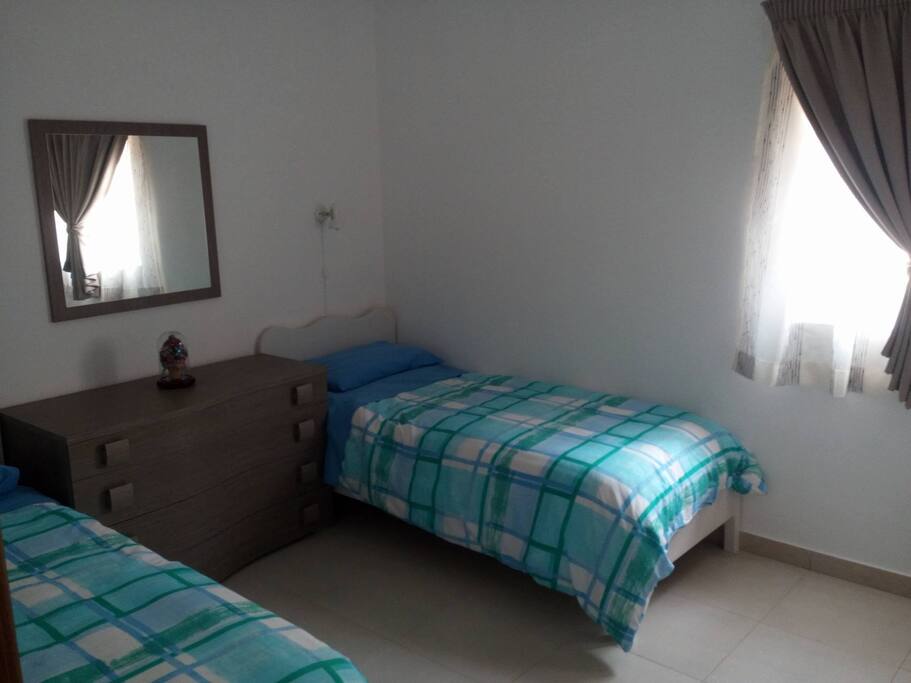 One of the bedrooms