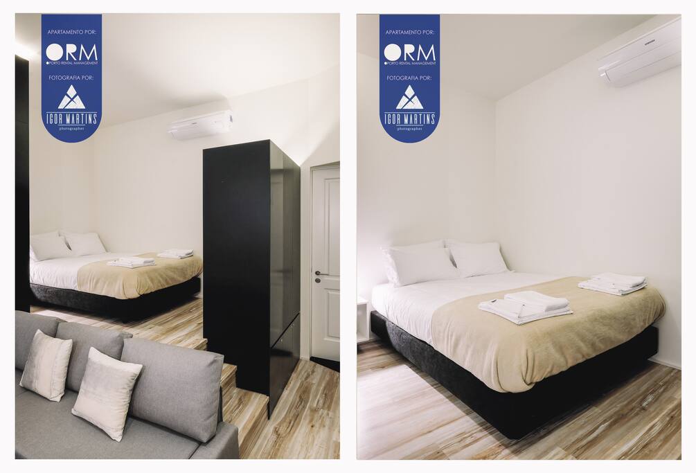 Apartment's Entrance + Bedroom (double bed)